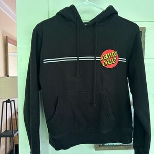 Santa Cruz Skateboards Black Hoodie